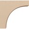 Ekena Millwork 3"W x 12"D x 12"H Thin Stockport Rough Cedar Woodgrain TimberThane Corbel, Primed Tan CORUR03X12X12STORCPR - alternate 6